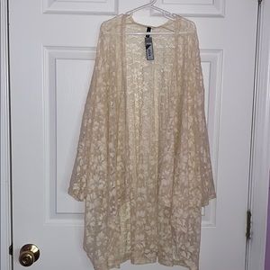 CREAM LACE KIMONO